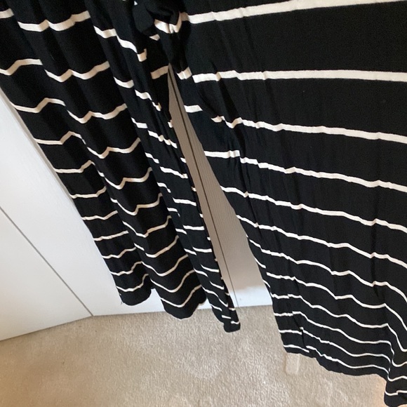 NWT Sugar & Cream Black with White Stripes Jumpsuit - Picture 3 of 5